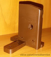 Держатель универсального порога, 58 мм, коричневый